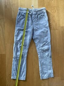 Detske platene kalhoty, vel. 4-6 let, sede