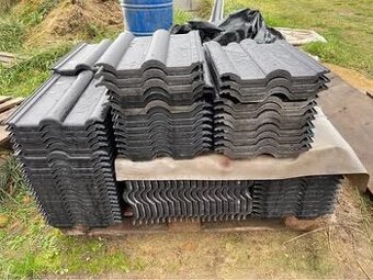 Taška střešní Betonpres Natura Exclusiv břidlicově černá NOV