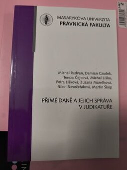 Přímé daně a jejich správa v judikatuře