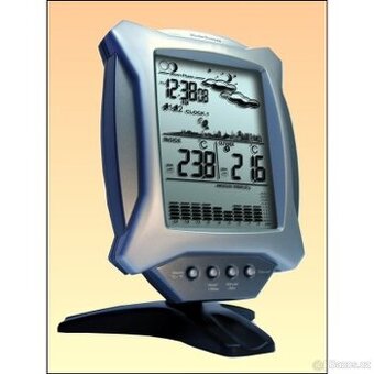 Meteostanice WS680 bezdrátová, graf průběhu tlaku a teploty