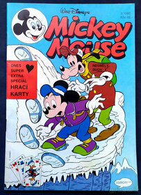 Komiks MICKEY MOUSE č. 3/ 1992 Egmont velmi pěkný - 1