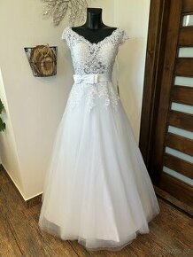 Nové svatební šaty, více druhů, výprodej skladu - 1