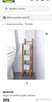 Stojan na toaletní papír, tlaková nádoba, domek pro křečky