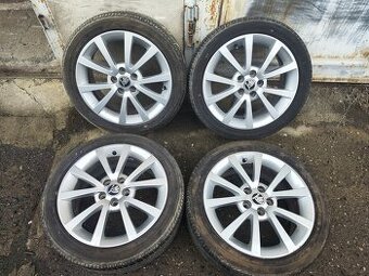 16"letní alu sada 5x100 origo Škoda Fabia 2 Roomster Polo