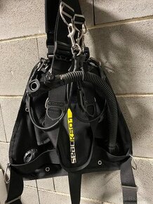 Jacket Seac sidemount, 2x ALU lahve a 2x Scubapro automatika