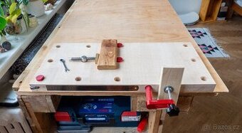 Dílenský pracovní stůl, hoblice, workbench