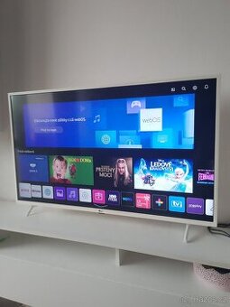 Prodám Smart TV LG bílá 107cm 4k