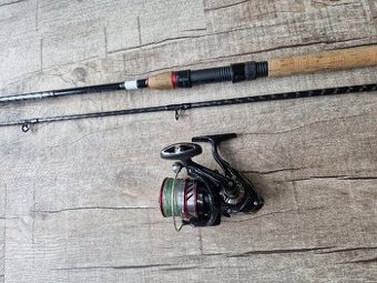 Přívlačový prut Daiwa ninja 2,7m 30-60g +naviják daiwa ninja