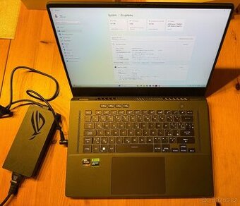 ASUS ROG Zephyrus G15 15,6" IPS 4K R7 16G 512G RTX 3070 Ti