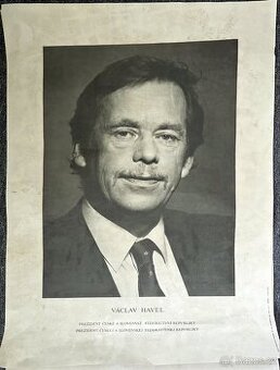 Václav Havel - velkoformátový portrét