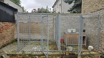 Dvojkotec pro psy 2×2 m – masivní konstrukce, pozinkováno