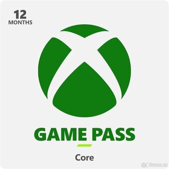 Xbox Game Pass Essential (Core) 12 měsíců předplatné