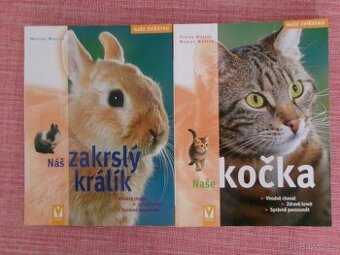 Náš zakrslý králík + Naše kočka.