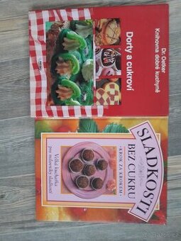 Cukrářské knihy: Sladkosti bez cukru, Dorty a cukroví