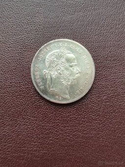 1 zlatník 1876 KB Fran. Josefa I.