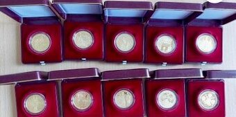 Sada 10 zlatých mincí ČNB Městské památkové rezervace