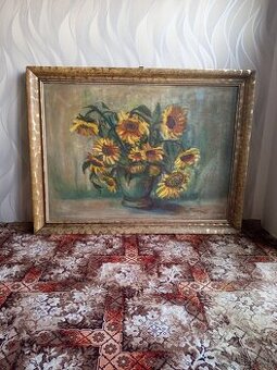 Starožitný obraz z roku 1942 - větší rozměr