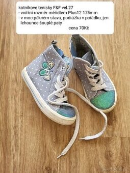 Dětské boty vel.26-27