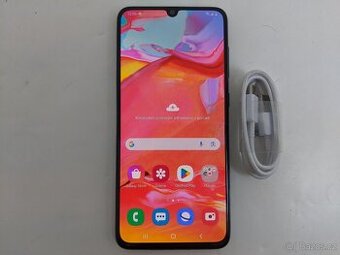 Samsung Galaxy A70 6/128 Black. Záruka 6 měsíců.
