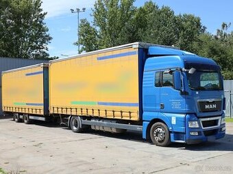 MAN TGX 18.360, EURO 5, 18 TUN, RETARDÉR, 19 PALET+PŘÍVĚS KR