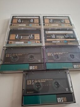 Kazety Maxell XLII a Sony UX-S 7ks