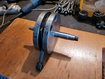 Jawa 250 panelka+kývačka  kliková hřídel, ojnice