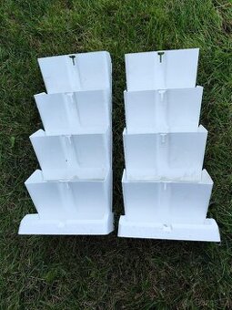 MINI BÍLÁ KASKÁDOVÁ ZAHRÁDKA PRO BYLINKY/KVĚTINY NOVÁ