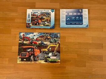 RAVENSBURGER Stavební stroje XXL 100 dílků puzzle
