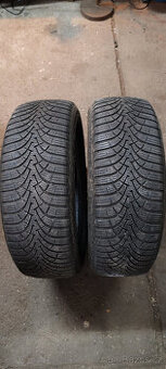 2 zimní pneumatiky Goodyear 205/55R16 91H 6,00mm DOT 2022