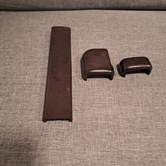 Retro bakelitové madlo na zábradlí + spojky