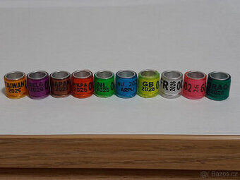 Prodám kroužky na pošťáky rok 26 .