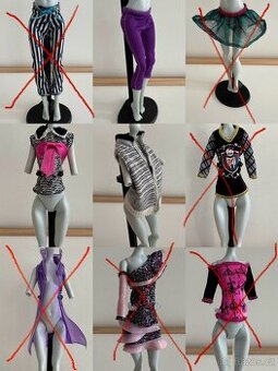 Monster High oblečení a doplňky (různé)