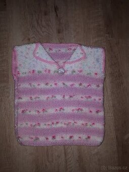 Ručně pletená vesta, vel. 86/92 - 1