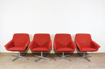 retro otočná křesla