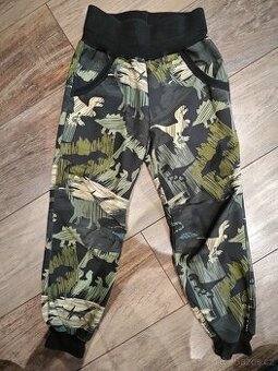 Dětské softshellové kalhoty letní