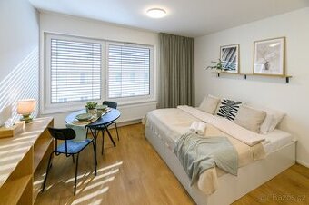 Pronájem bytu 1+kk v novostavbě domu - Brno