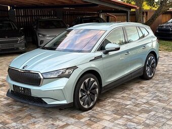 Skoda Enyaq 80, tepelné čerpadlo, SOH: 93.5%