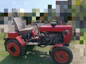 Domácí traktor + dvouosý vlek