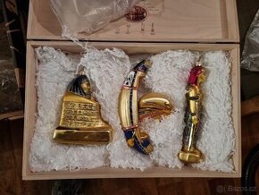 Prodám atypické vánoční ozdoby ručně malované, Egypt,  baňky