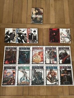 Mangy - Berserk 1-10, Gangsta 1-3, Ragnarok, Mars red atd.