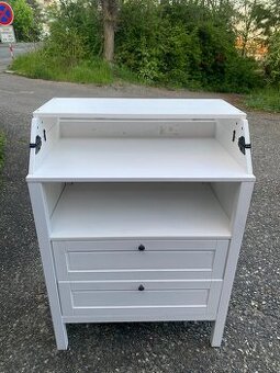Přebalovací komoda IKEA Sundvik - bíl. mořená