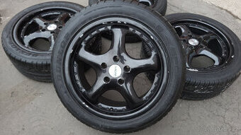 Černá letní ALU 17" 5x112 - Mercedes, Škoda VW, Audi - LEVN