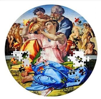 SLEVA Stříbrná mince 3 oz Doni Tondo¨MICROPUZZLE TREASURES