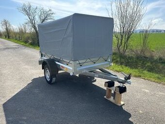 Přívěs + plachta 80 cm od bočnic | nový, záruka
