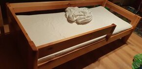 Dětská postel 160x70 s úložným prostorem a matrací