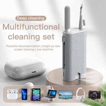 Univerzální čistící sada 5v1 pro AirPods, mobily, notebooky