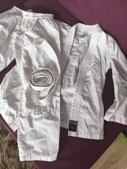Bílé dětské kimono