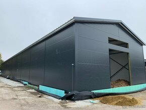 OCELOVÁ KONSTRUKCE HALY - MONTOVANÁ HALA 12x60x6m