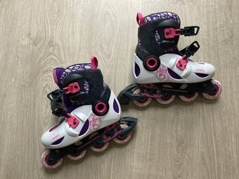 Dětské kolečkové brusle Oxelo (Decathlon), vel.32-34