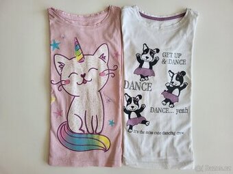 Trika "pejsci a jednorožec" vel. 122